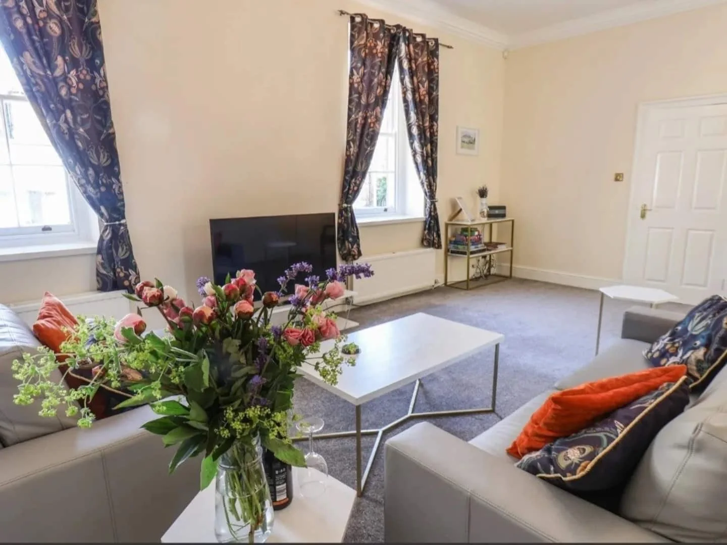 A comfortable lounge in the estate's Airbnb accommodation.